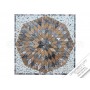 90 x 90  Mermer Mozaik Göbek Dekor- DT1042